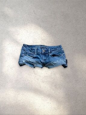 American Eagle Low Rise Micro Denim Shorts